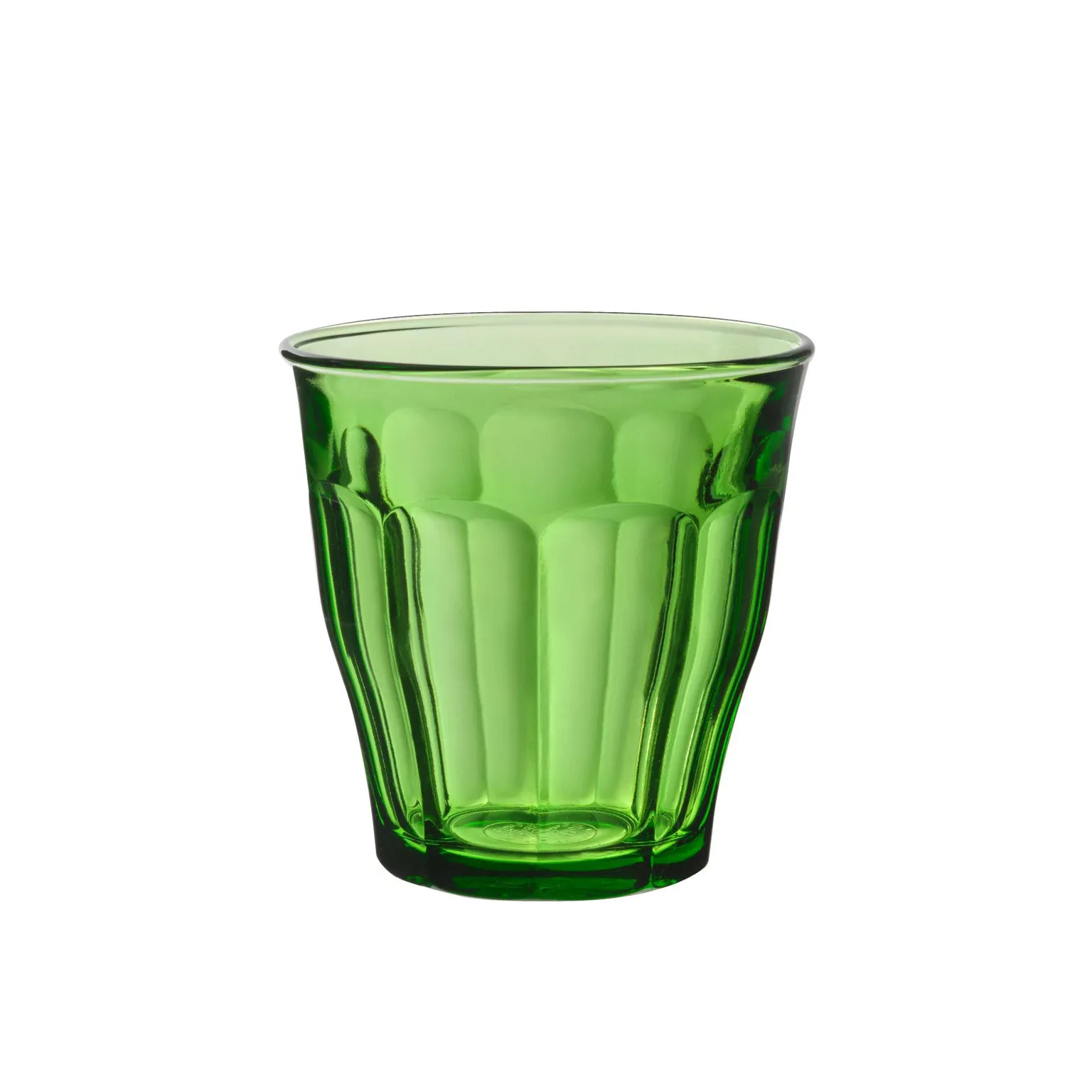 Green Glass Tumbler - Set of 6
