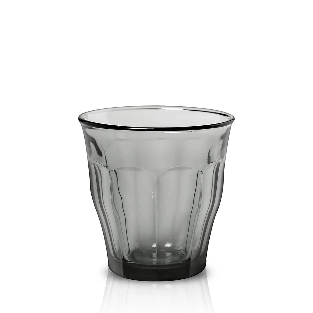 Grey Glass Tumbler - Set of 6