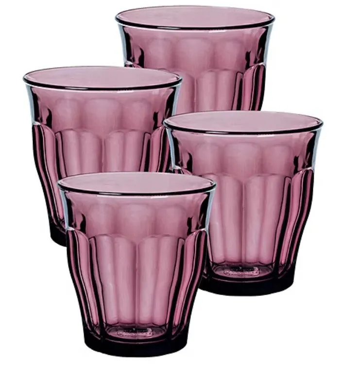 Plum Glass Tumbler - Set of 4