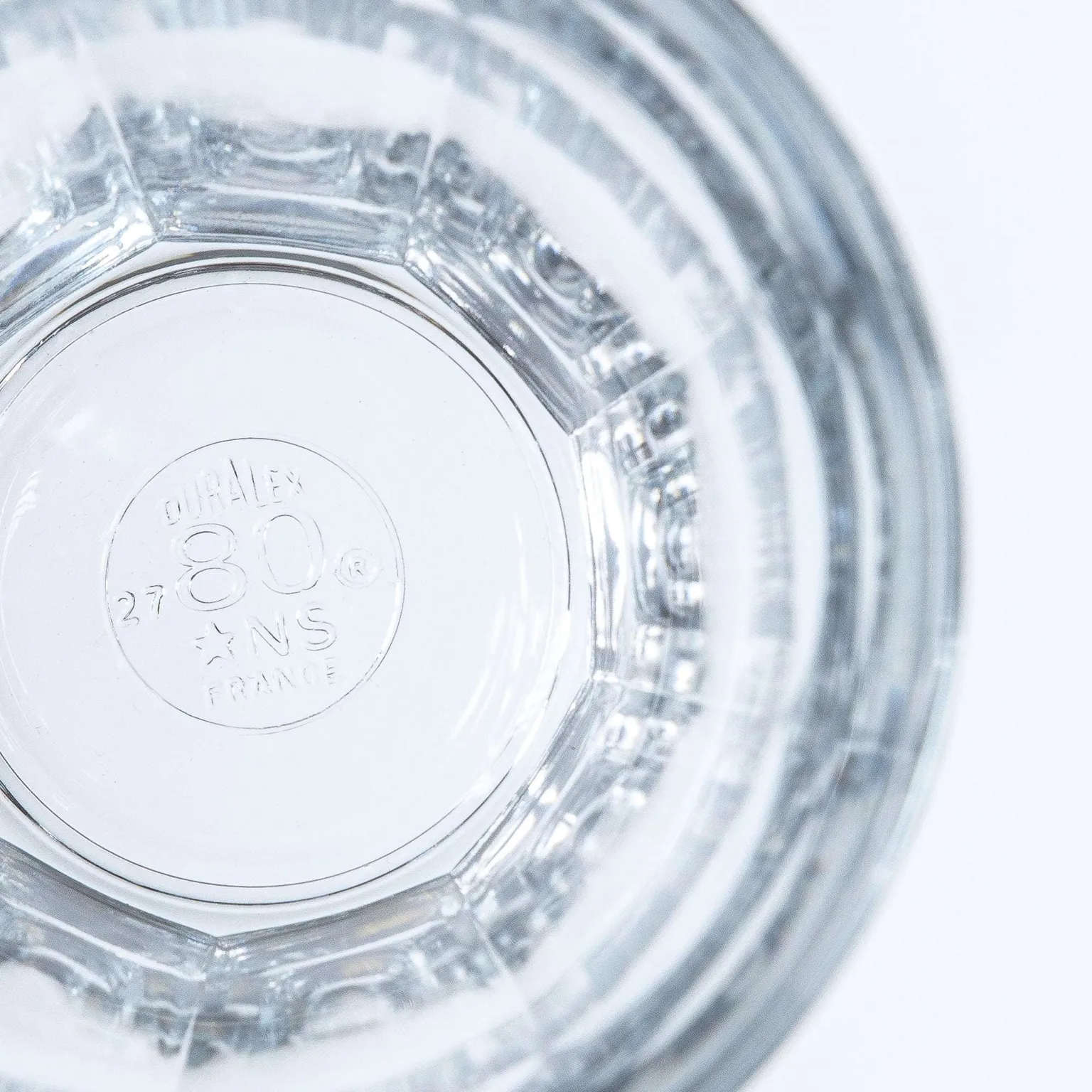 Anniversary Clear Glass Tumblers - Set of 4